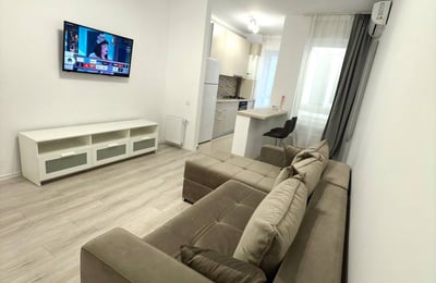 Vermietung einer modernen Wohnung mit separatem Zimmer und Balkon, Chiajna, Sektor 6, Bukarest, Rumänien